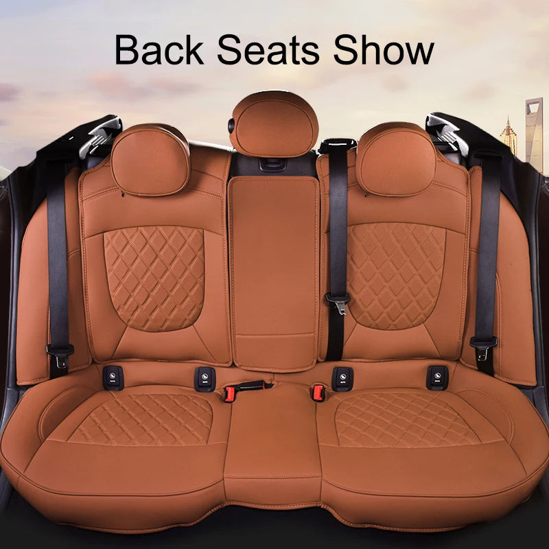 Car Accessories for MINI Cooper R50 R53 HATCHBACK R55 Clubman R56 R57 CABRIO R60 Countryman Custom Seat Covers Leather Pad