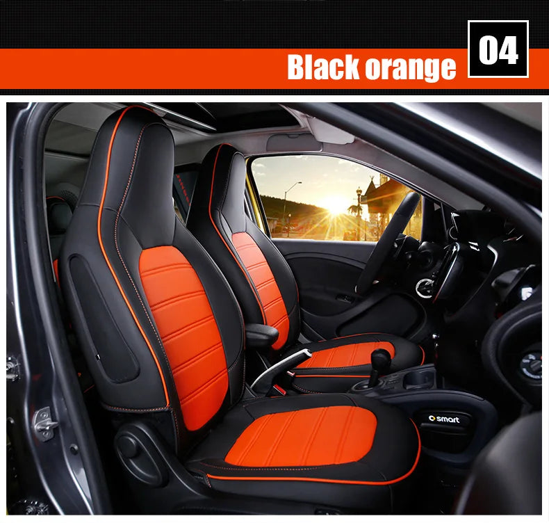 Car Seat Cover Leather Front Auto Seat Cushion Covers Car Styling Interior Accessories Pad Mat