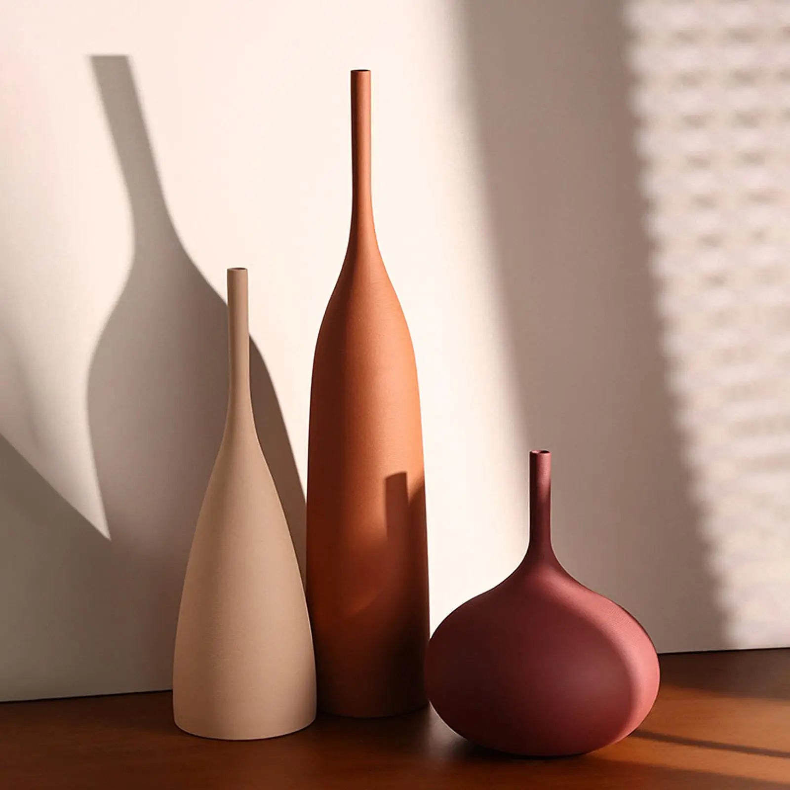 Decorative Vase Porcelain Floral Vase Flower Arrangement Minimalism Ornament Decor for Home Bedroom Table Centerpiece Gift