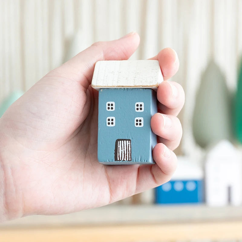 vintage wooden house ornaments