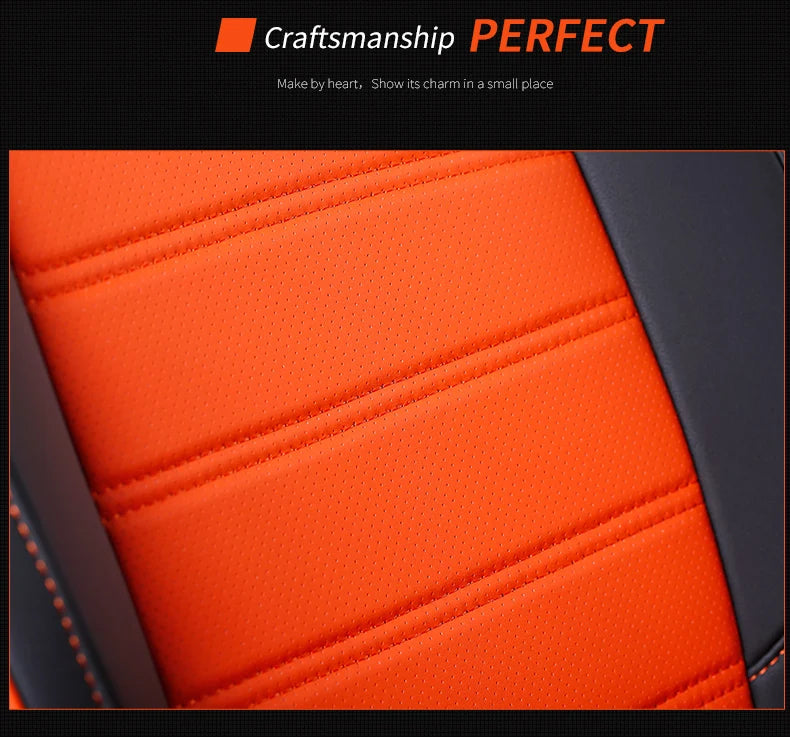 Car Seat Cover Leather Front Auto Seat Cushion Covers Car Styling Interior Accessories Pad Mat