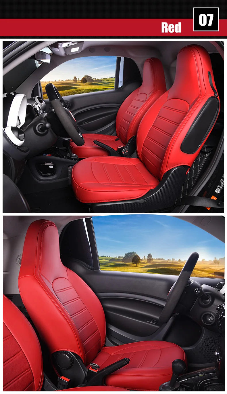 Car Seat Cover Leather Front Auto Seat Cushion Covers Car Styling Interior Accessories Pad Mat
