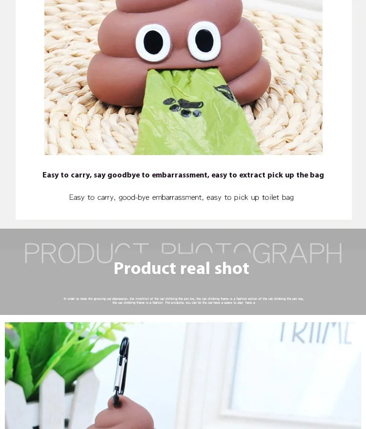  Portable Degradable Dog Toilet Bag and Stool