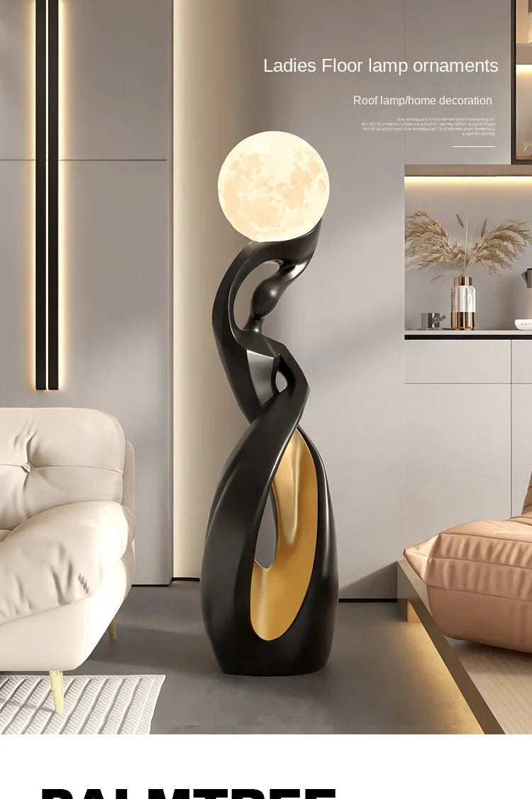 large abstract art sculpture