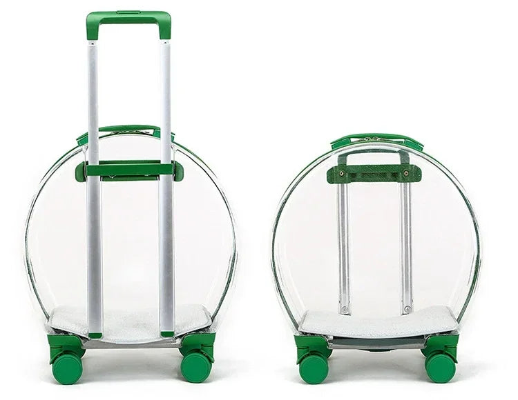 Puppy Move Trolley Cat Carriers Transparent