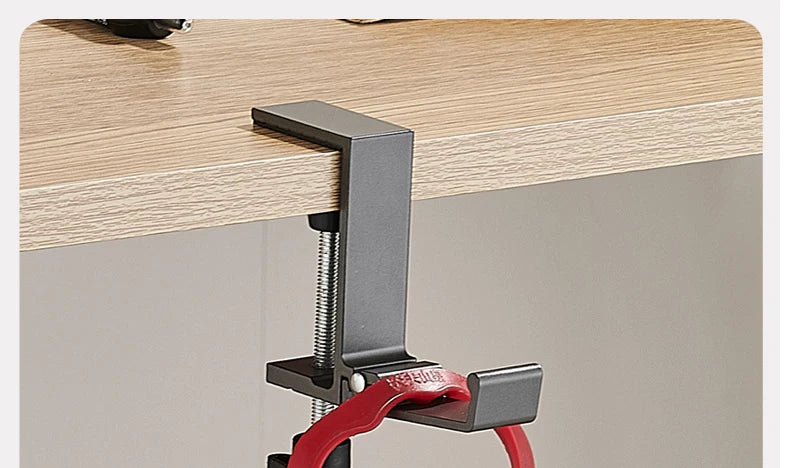 Adjustable Desk Edge Hook Punch-free Hanging Bag Hanger Removable Handbag Holders  Foldable Multi-functional Table Hook