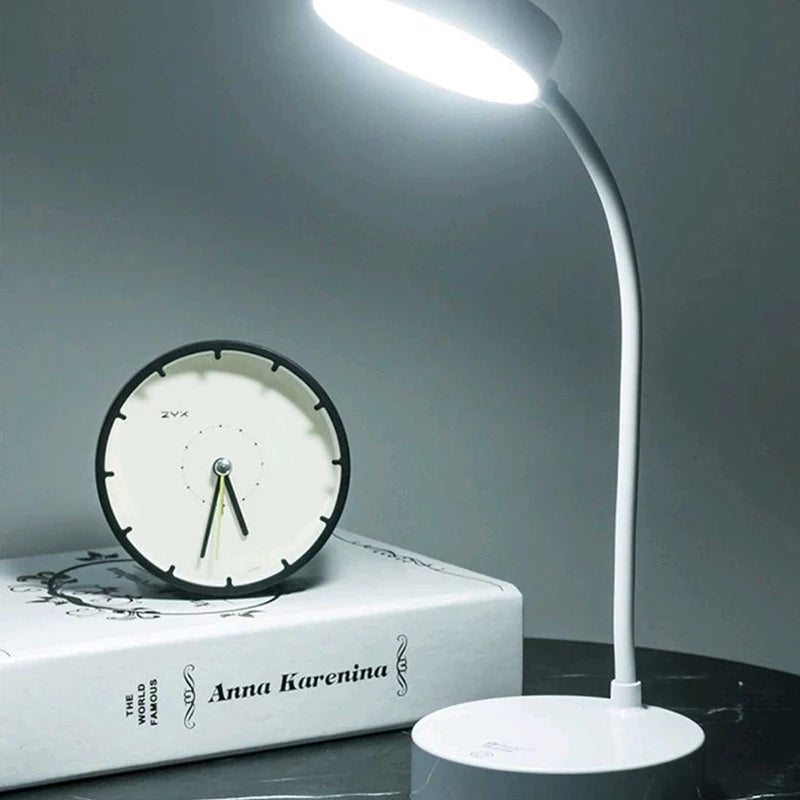 LED Desk Lamp 3 Levels Dimmable USB Rechargeable Battery Powered Portable Touch Table Light Eye protection