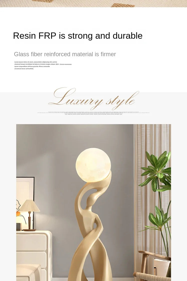 large abstract art sculpture