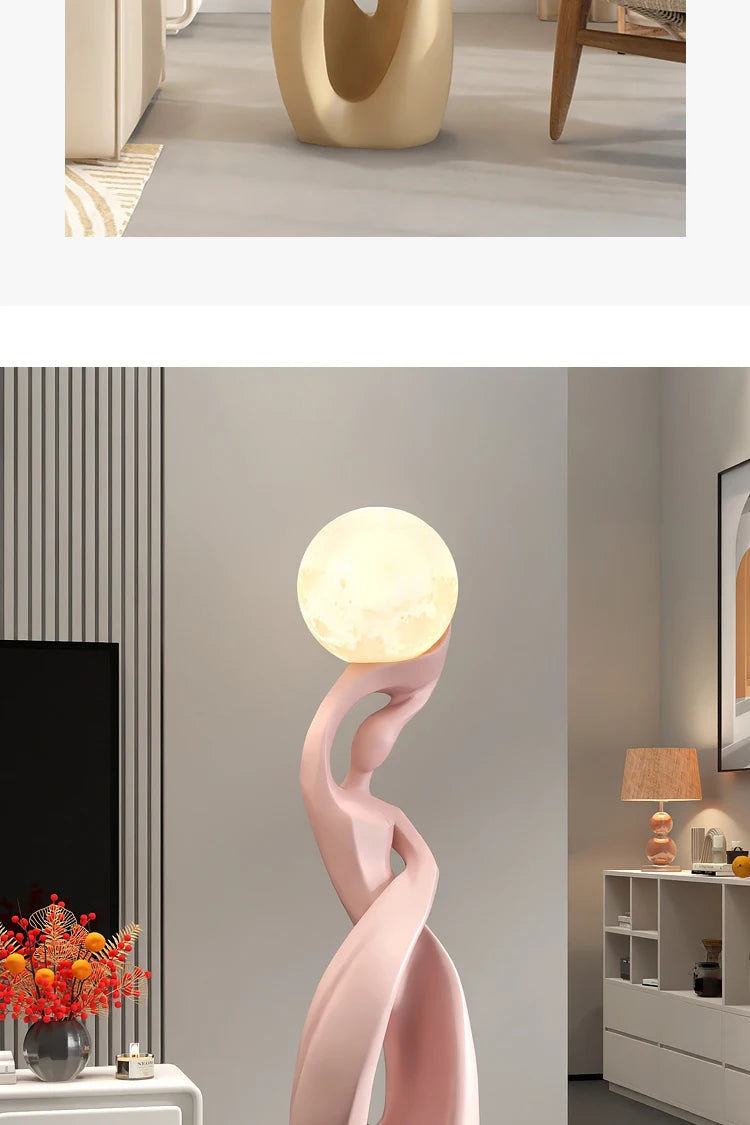 large abstract art sculpture