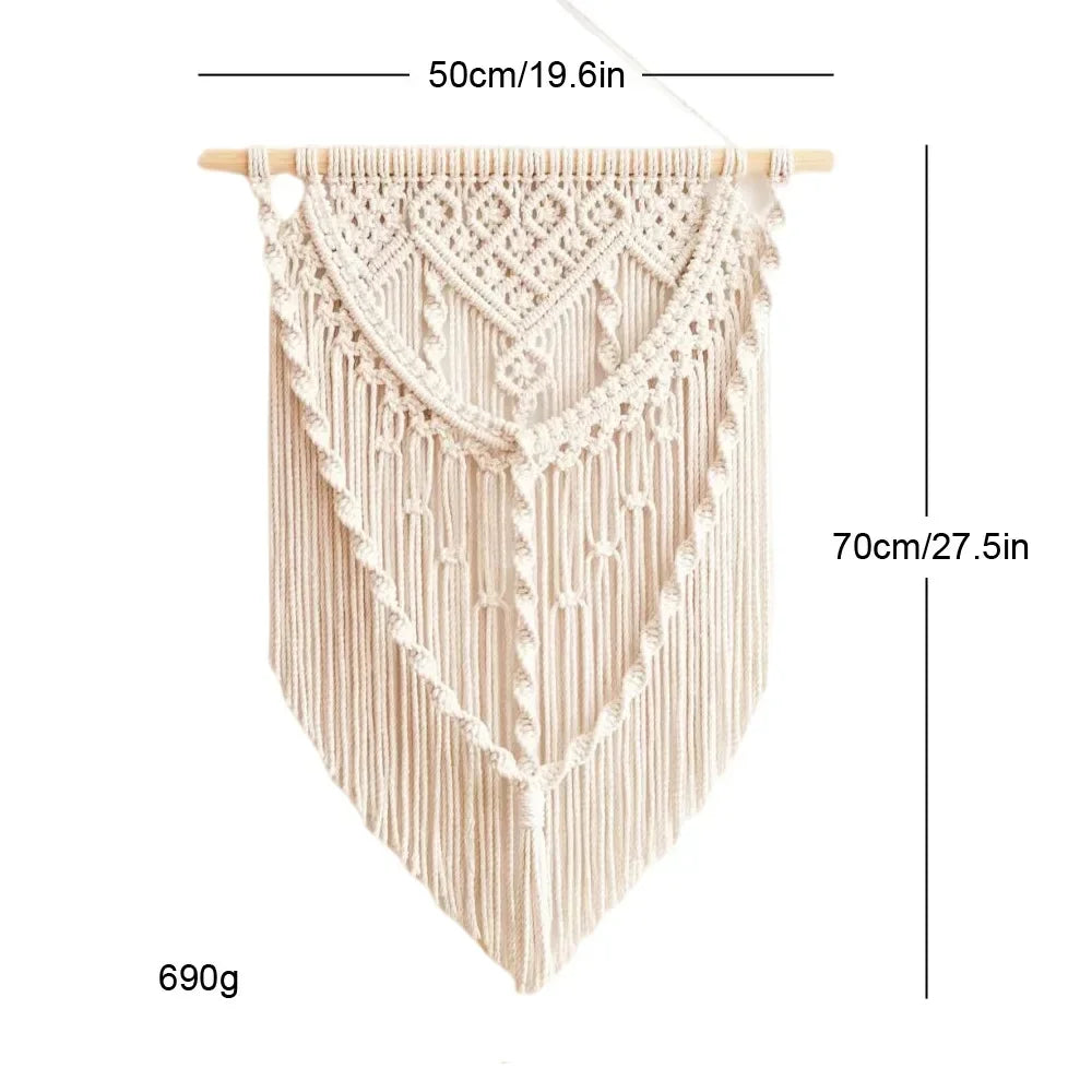 bohemian woven wall tapestry