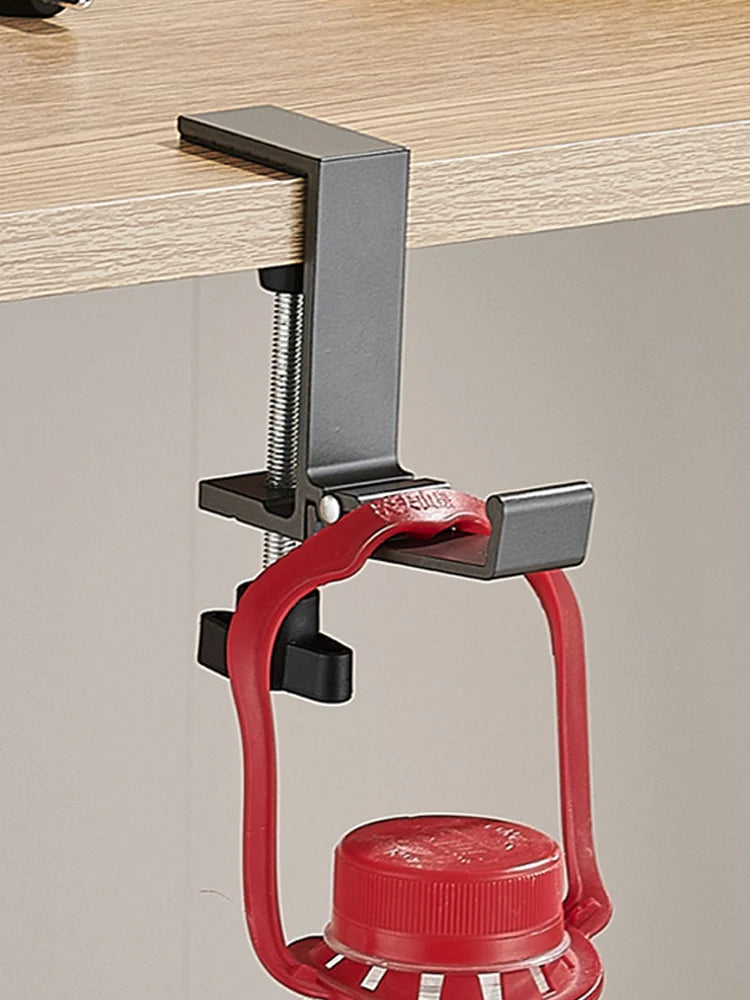 Adjustable Desk Edge Hook Punch-free Hanging Bag Hanger Removable Handbag Holders  Foldable Multi-functional Table Hook