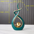 Nordic ceramic figurines for home decor