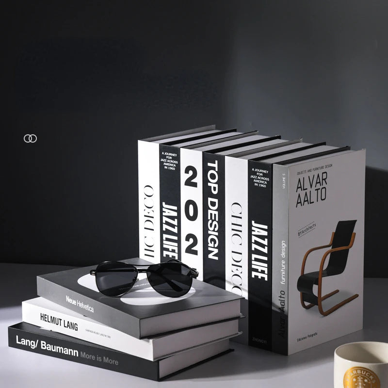 Fashion Fake Books Decoration
