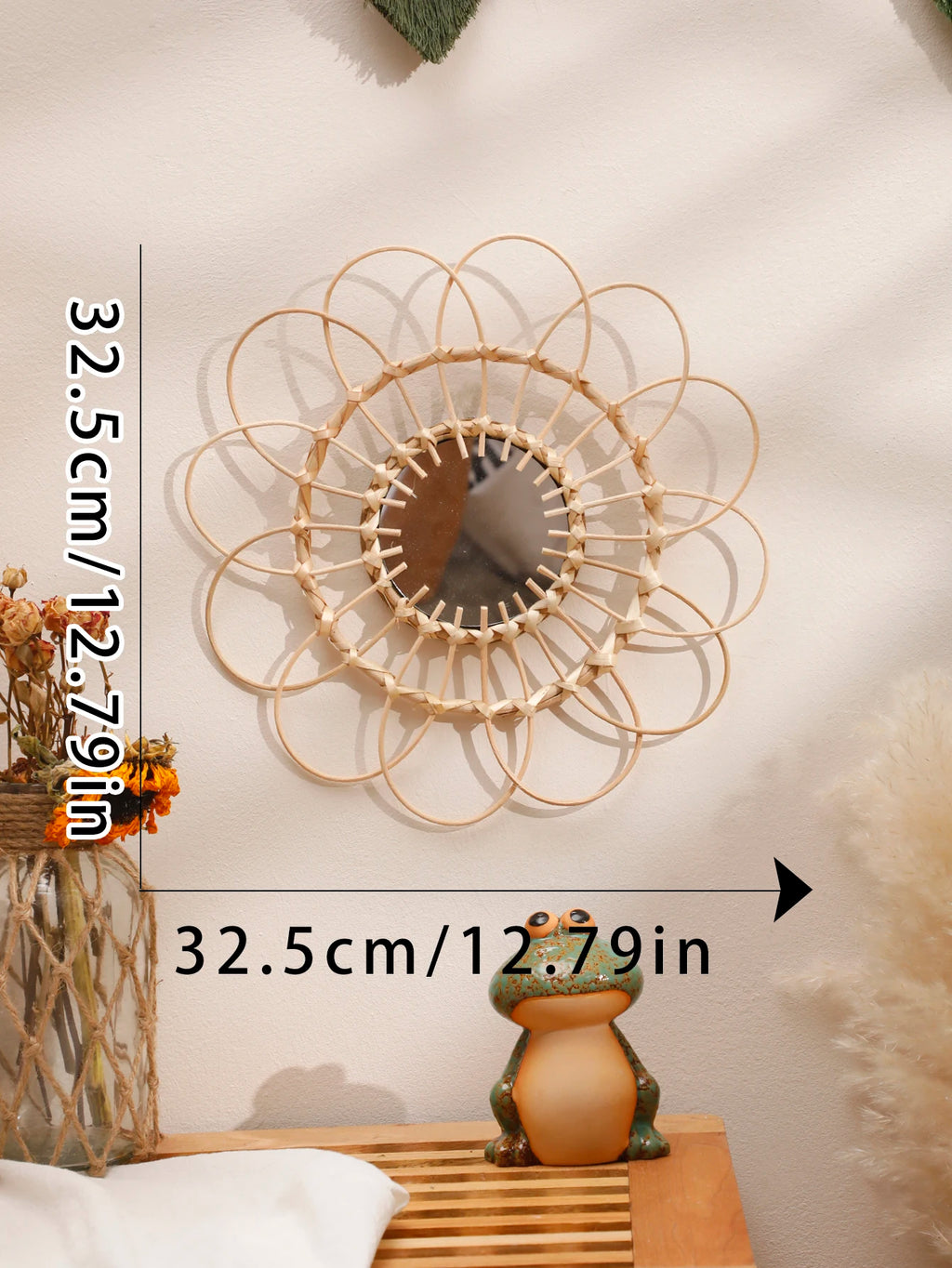 Decorative Mirror Hand Woven Wall Art Wall