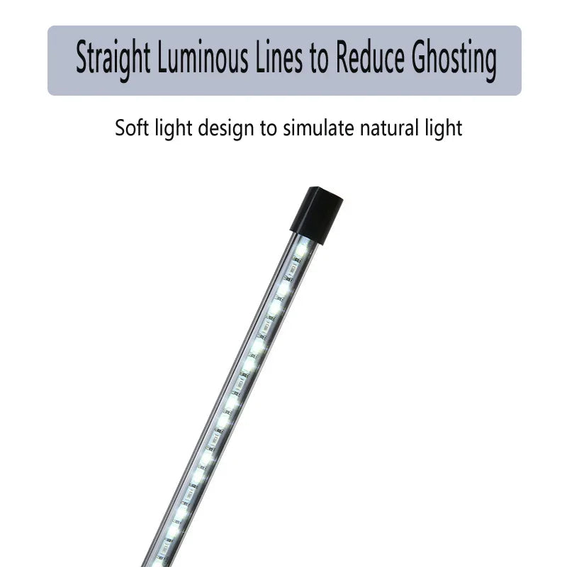 LED clip type desk lamp, student dormitory, bedroom, desktop, bedside reading lamp, eye protection small desk lamp, black