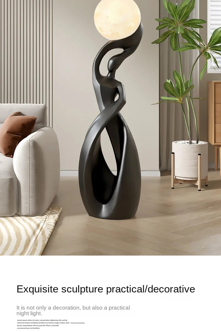 large abstract art sculpture
