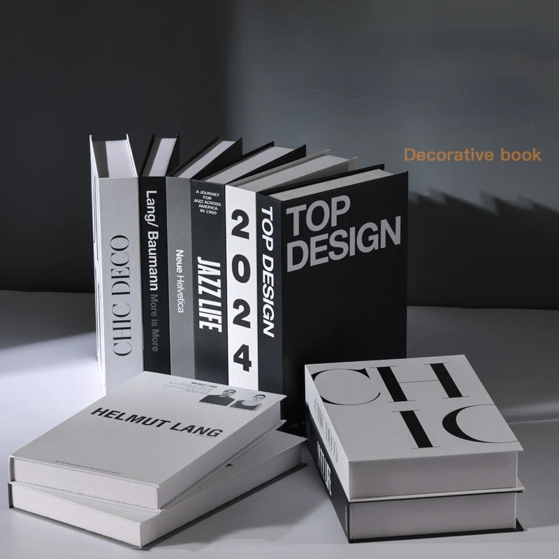 Fashion Fake Books Decoration