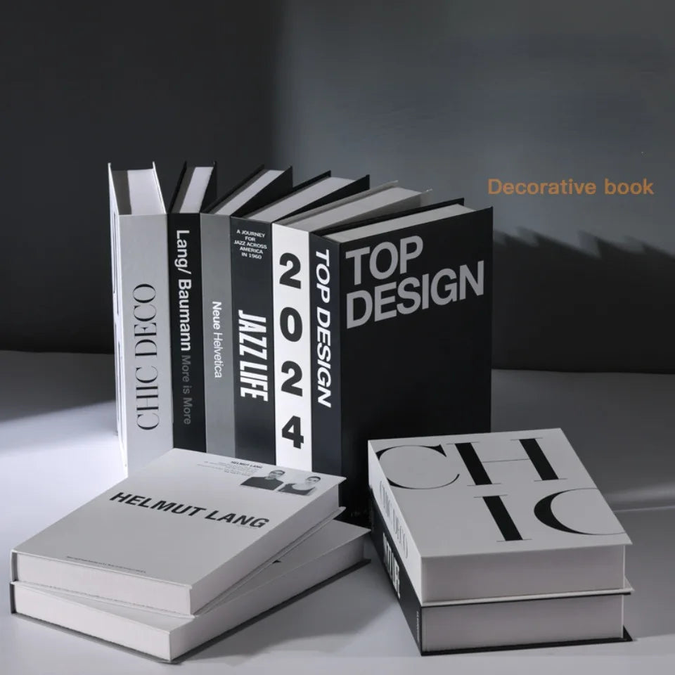 Fashion Fake Books Decoration