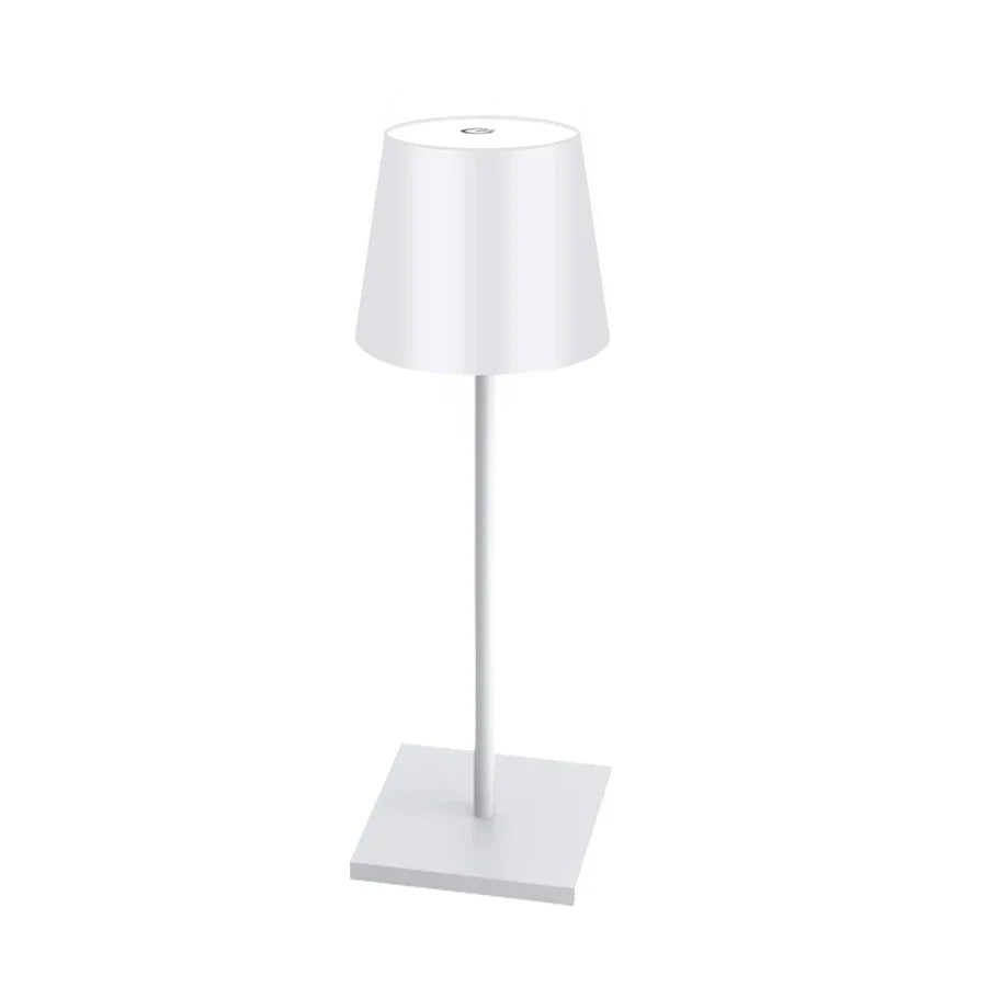 LED Desk Lamp Usb Rechargeable Table Lamp Wireless Touch 3 Color Desktop Night Light
