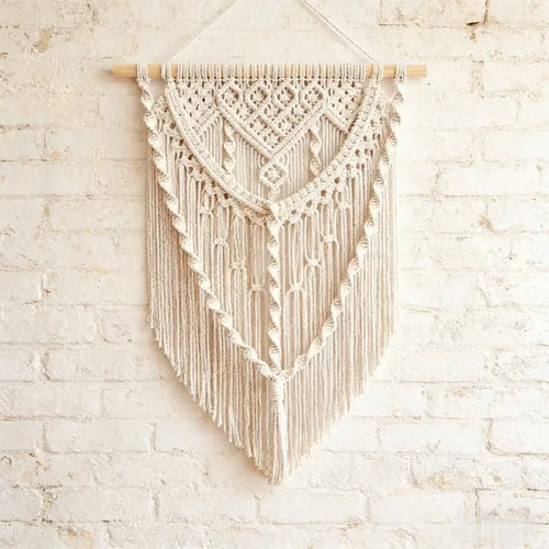bohemian woven wall tapestry