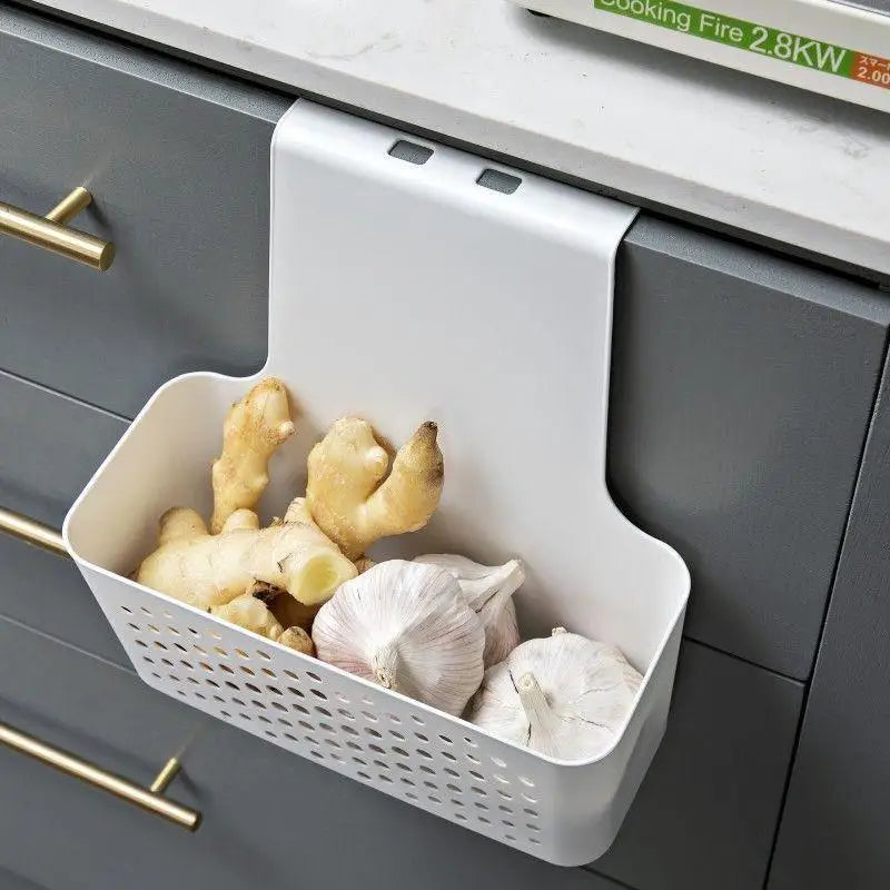 Kitchen Cabinet Door Interior Storage Shelf And Box, Hanging Hook Behind The Door, Kitchen
