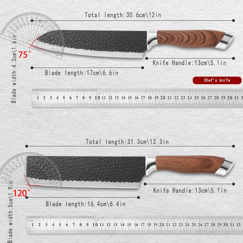 Japanese Chef knife Stainless steel Knife kitchen Household Special sharp for eating meat cutting for Vegetable and Slicing