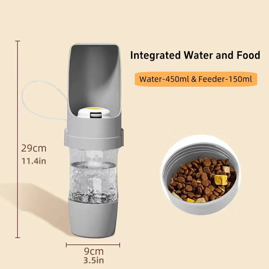  Food and Water Container for Puppy Pets