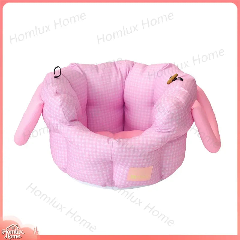 Car Kennel for Dogs Cats Small Pets Travel Carrier Anti-Slip Waterproof Car Seat Cover Dog Crate Pad Pet Car Mat Co-Pilot
