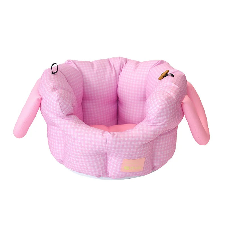 Car Kennel for Dogs Cats Small Pets Travel Carrier Anti-Slip Waterproof Car Seat Cover Dog Crate Pad Pet Car Mat Co-Pilot