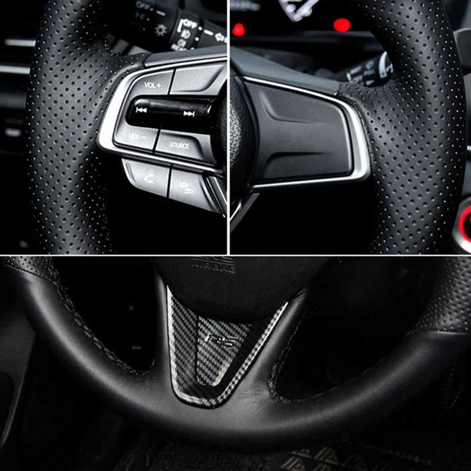 Hand Stitched Suede Leather Car Steering Wheel Cover For Ford Fusion Mondeo