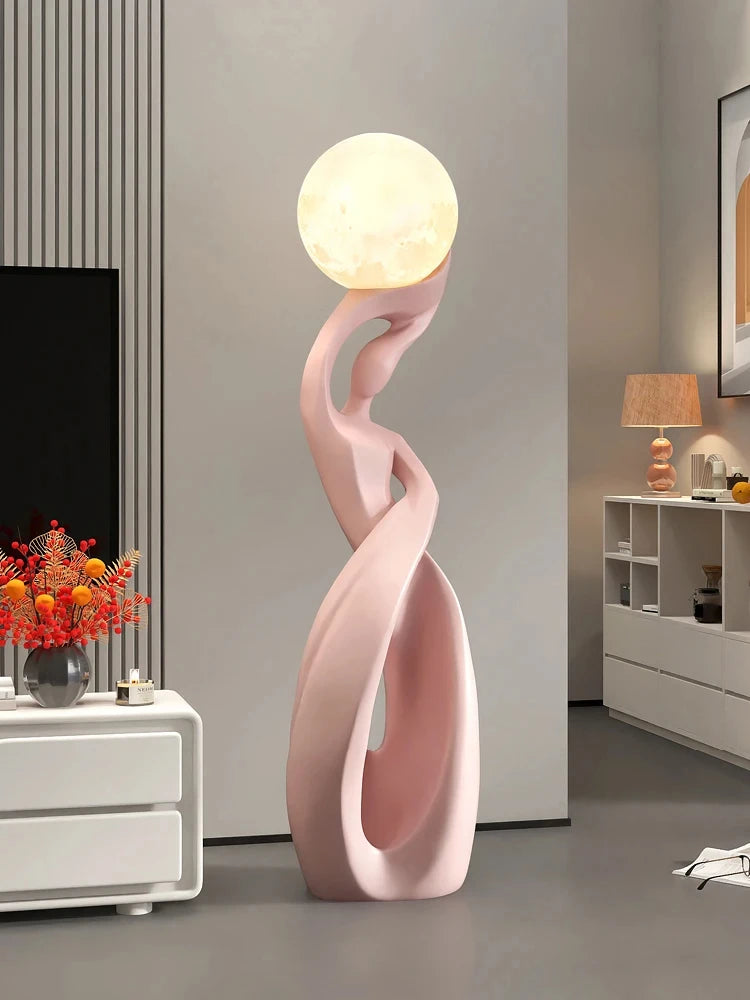 large abstract art sculpture