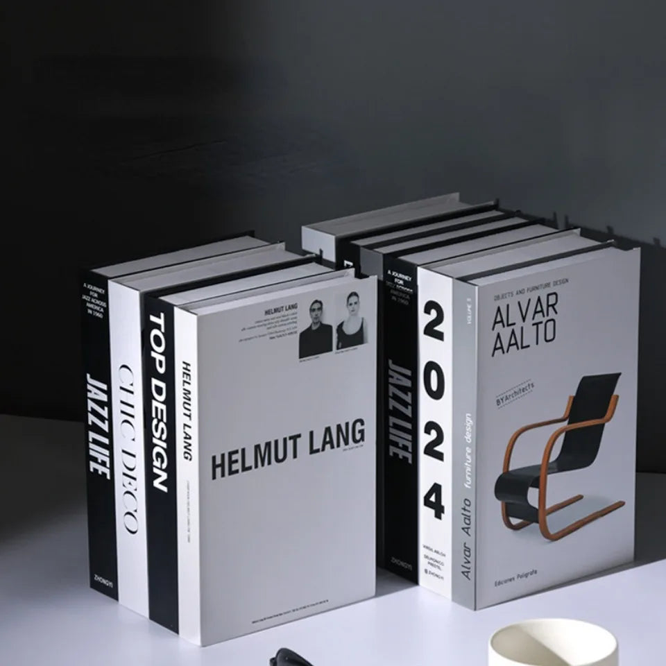 Fashion Fake Books Decoration