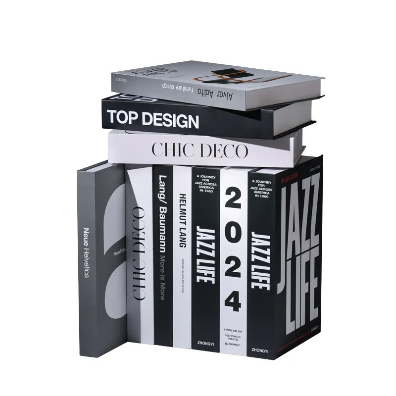Fashion Fake Books Decoration