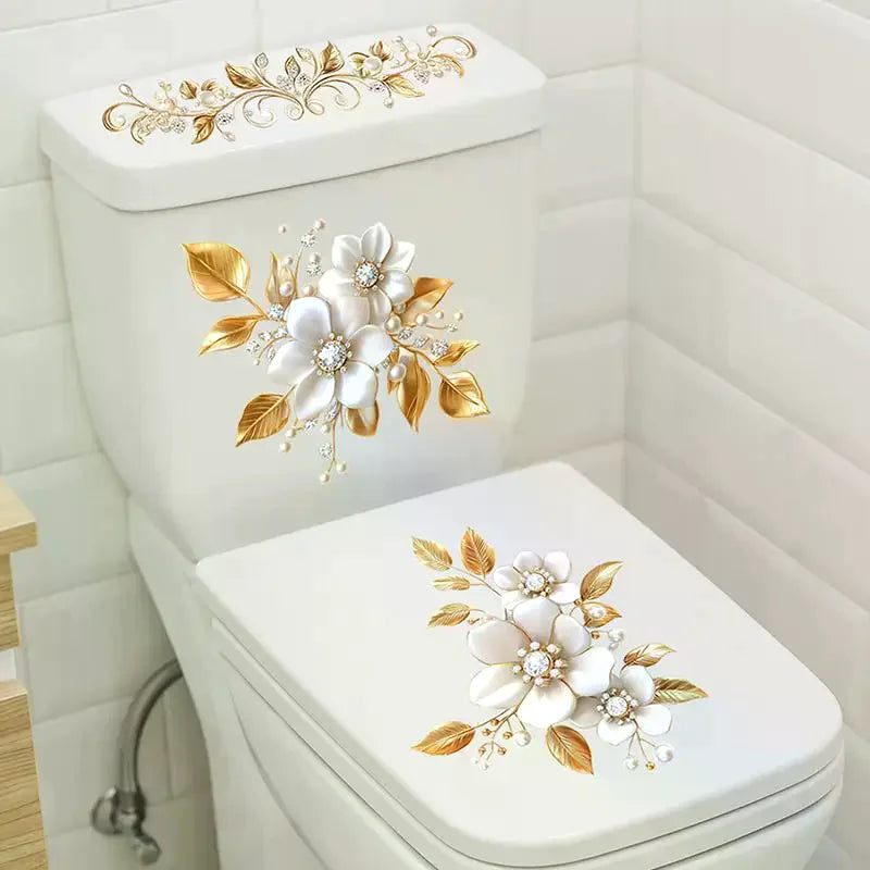 Creative Golden Floral Aesthetic 