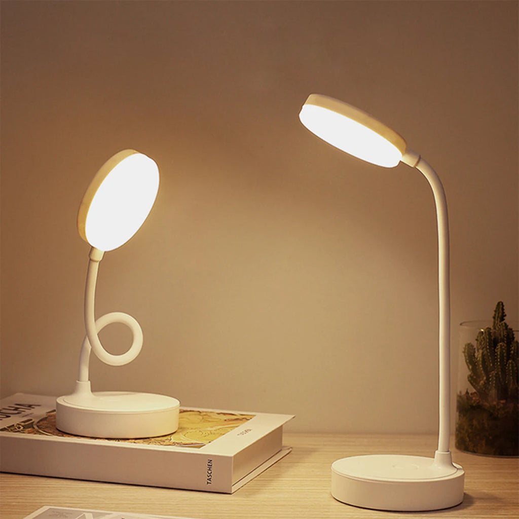 LED Desk Lamp 3 Levels Dimmable USB Rechargeable Battery Powered Portable Touch Table Light Eye protection