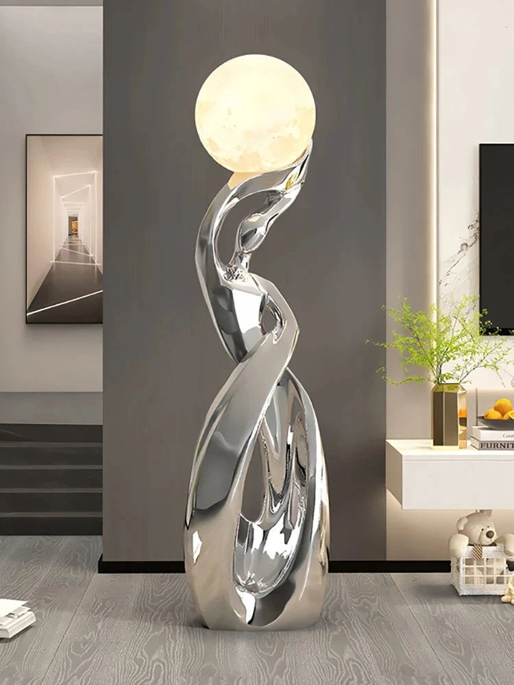 large abstract art sculpture