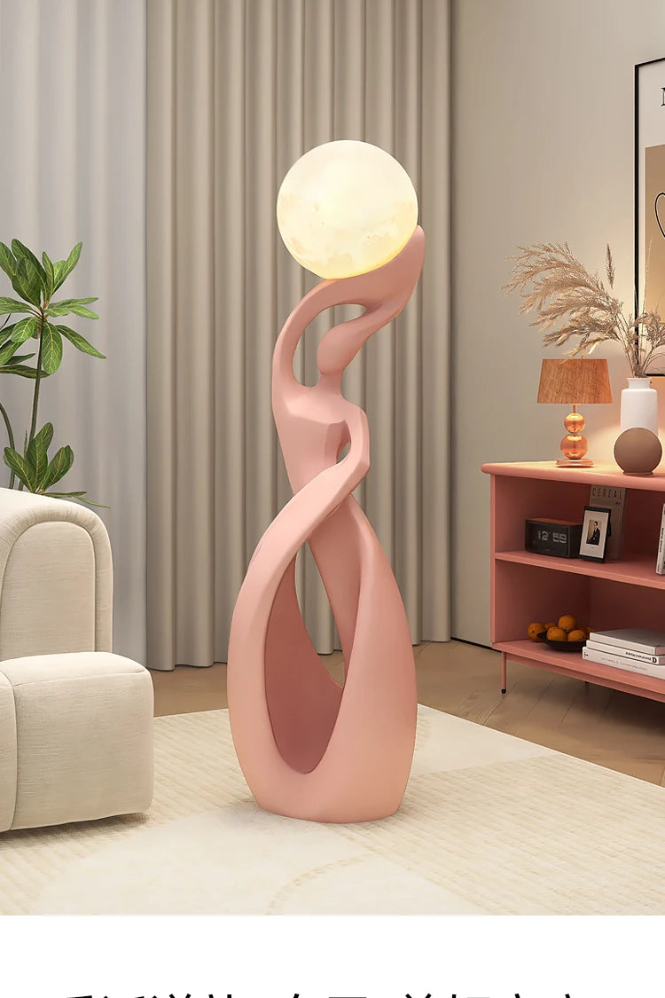 large abstract art sculpture