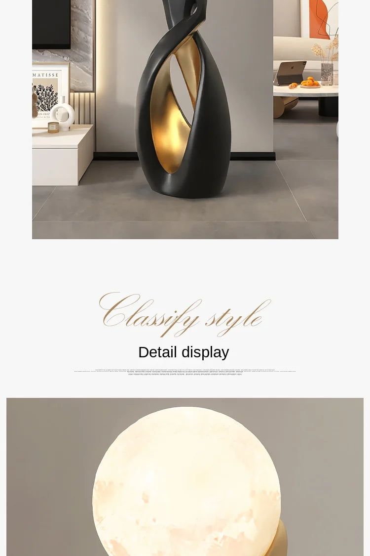 large abstract art sculpture