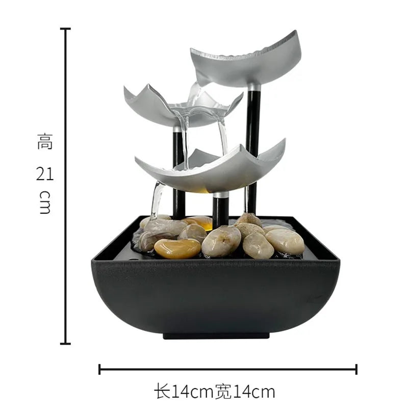 Office Home  Decoration Water Fountain Indoor Waterfall for Interior Decoration