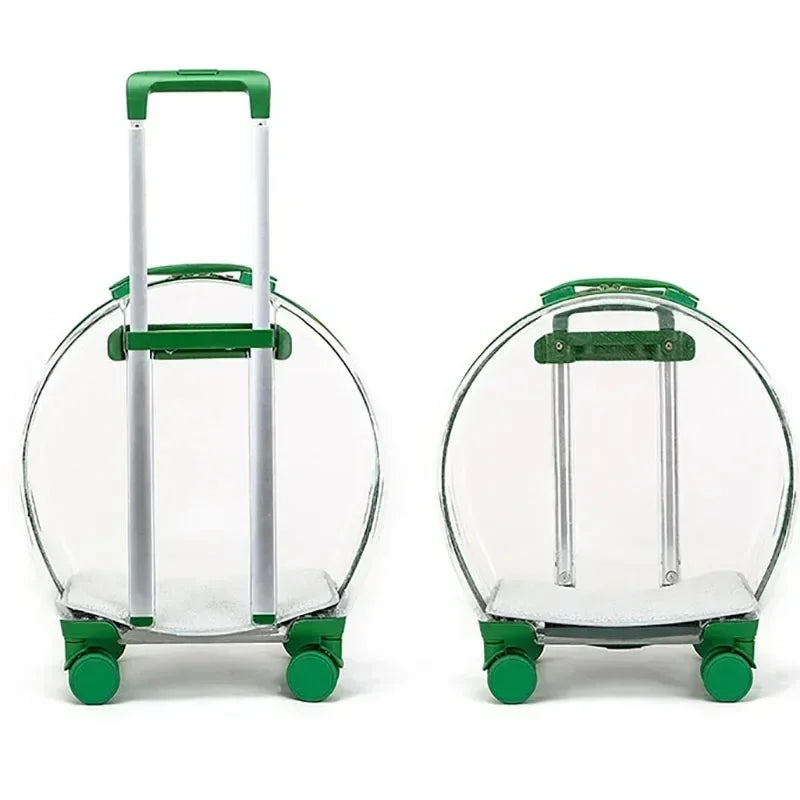 Puppy Move Trolley Cat Carriers Transparent
