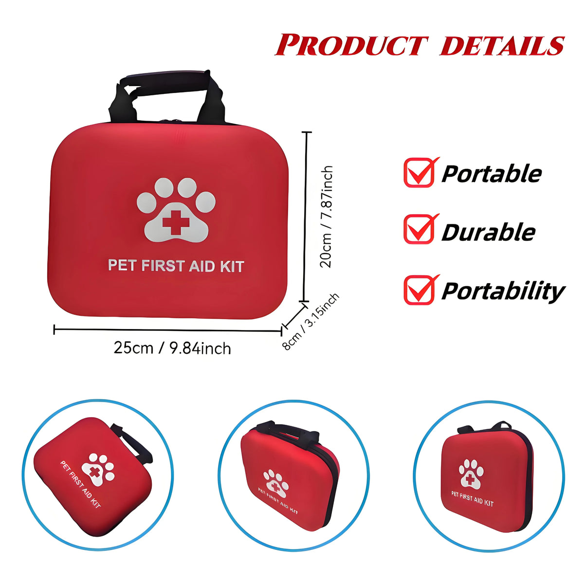Pet First Aid Kit Emergency Survival Kit