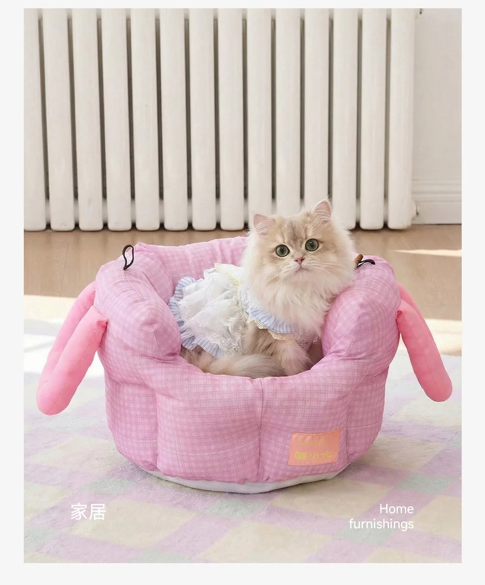 Car Kennel for Dogs Cats Small Pets Travel Carrier Anti-Slip Waterproof Car Seat Cover Dog Crate Pad Pet Car Mat Co-Pilot
