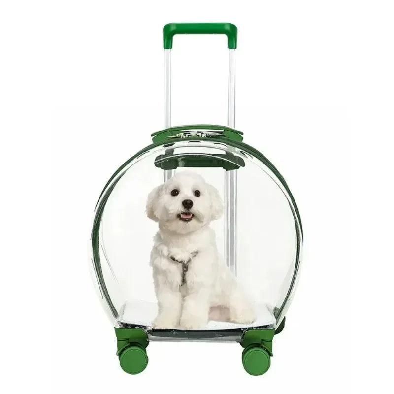 Puppy Move Trolley Cat Carriers Transparent