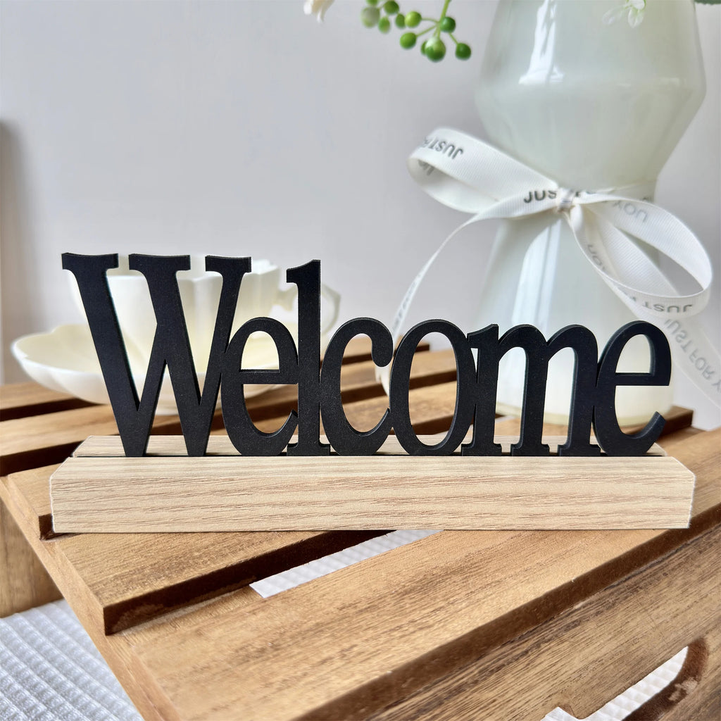 Wooden inspirational home decoration 