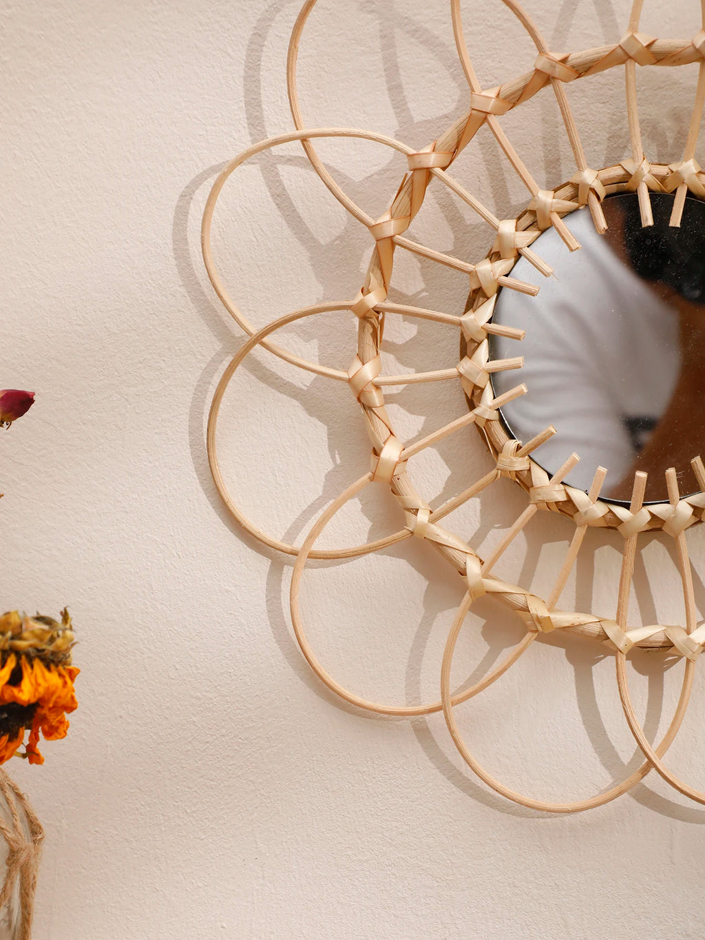Decorative Mirror Hand Woven Wall Art Wall