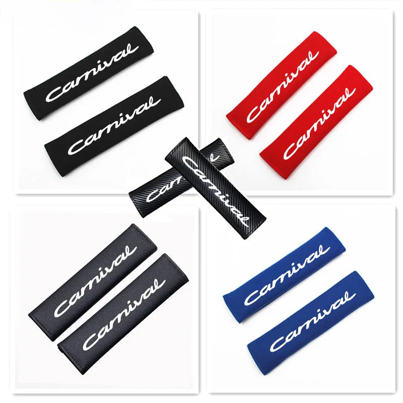 Car Safety Belt Cover Adjustable Seat Belt Cover Shoulder Strap Covers