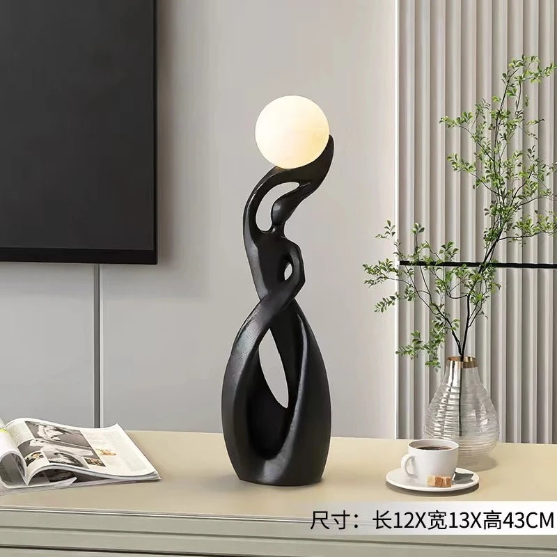 large abstract art sculpture