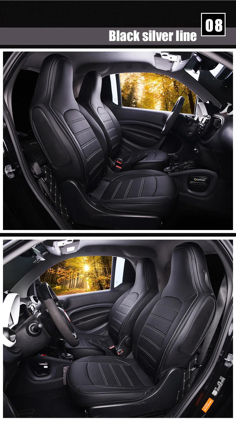 Car Seat Cover Leather Front Auto Seat Cushion Covers Car Styling Interior Accessories Pad Mat