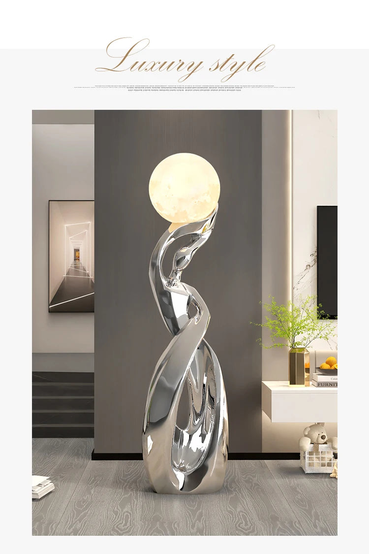 large abstract art sculpture