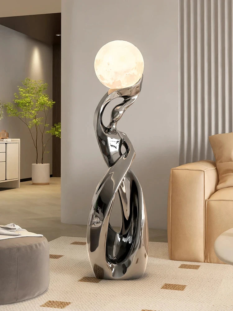 large abstract art sculpture
